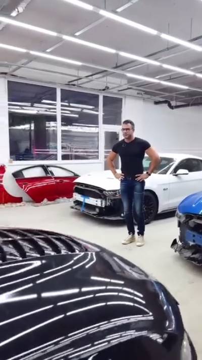 Кузовной ремонт и покраска Ford Mustang — более 50 машин